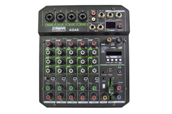 Compact 6 Channel Mixer with DSP Effec 